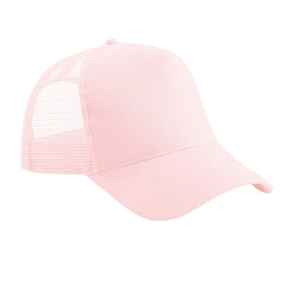 Beechfield Childrens/Kids Trucker Cap / Pastel Pink